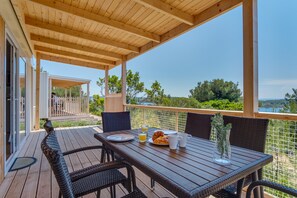 Blick vom Balkon