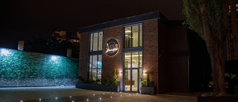 Front of property - evening/night