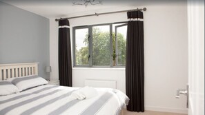2 bedrooms, iron/ironing board, free WiFi, bed sheets