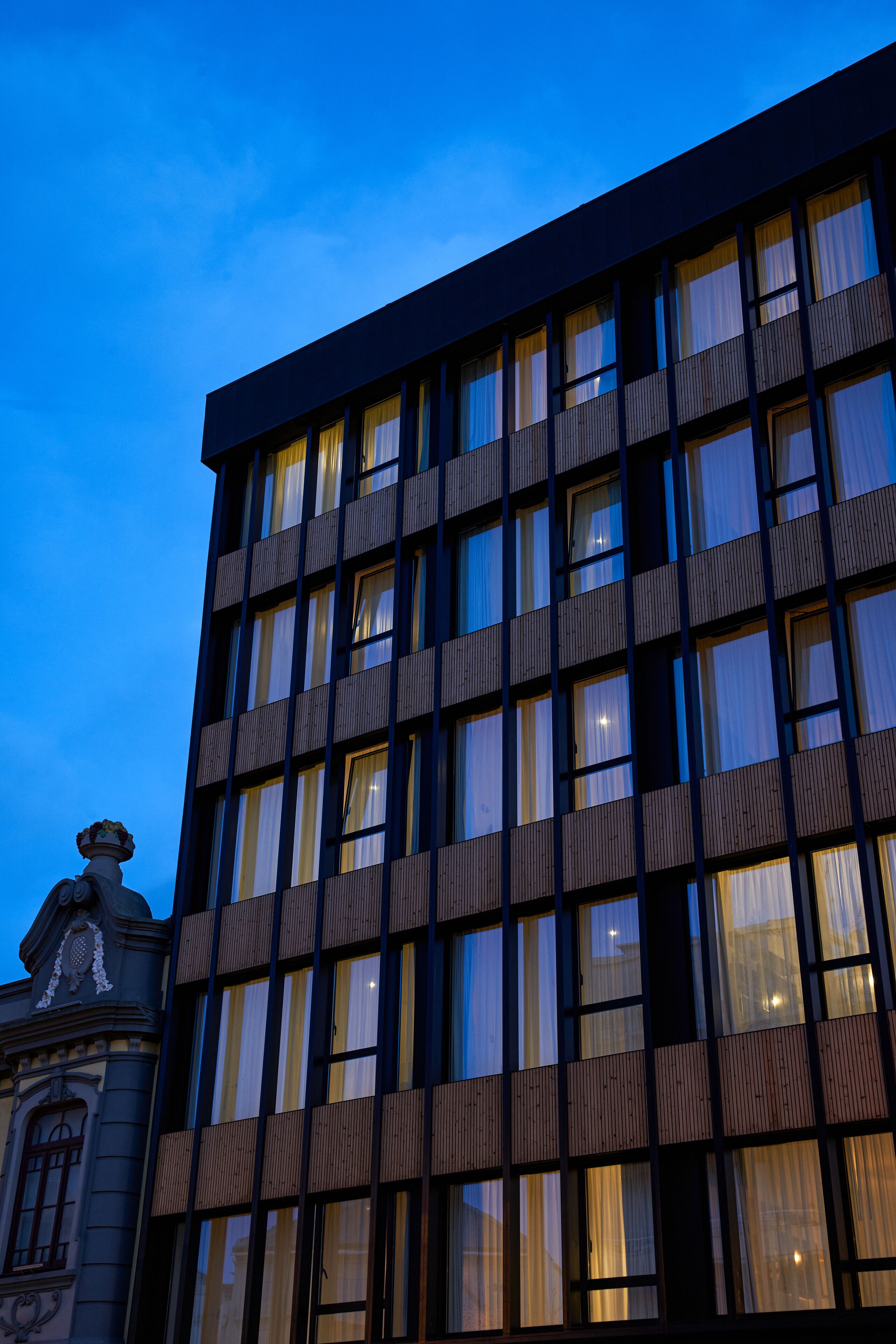 Front of property – evening/night