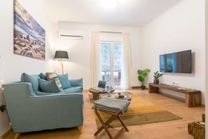 Apartment, 2 Bedrooms | Living area | TV - Rustic boutique 2BD apt 5' from metro (Athens)