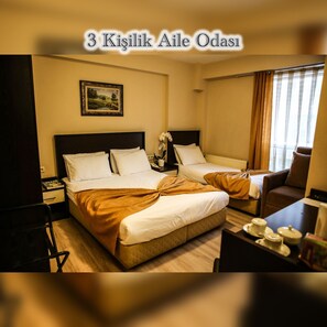 Ropa de cama de alta calidad y minibar 