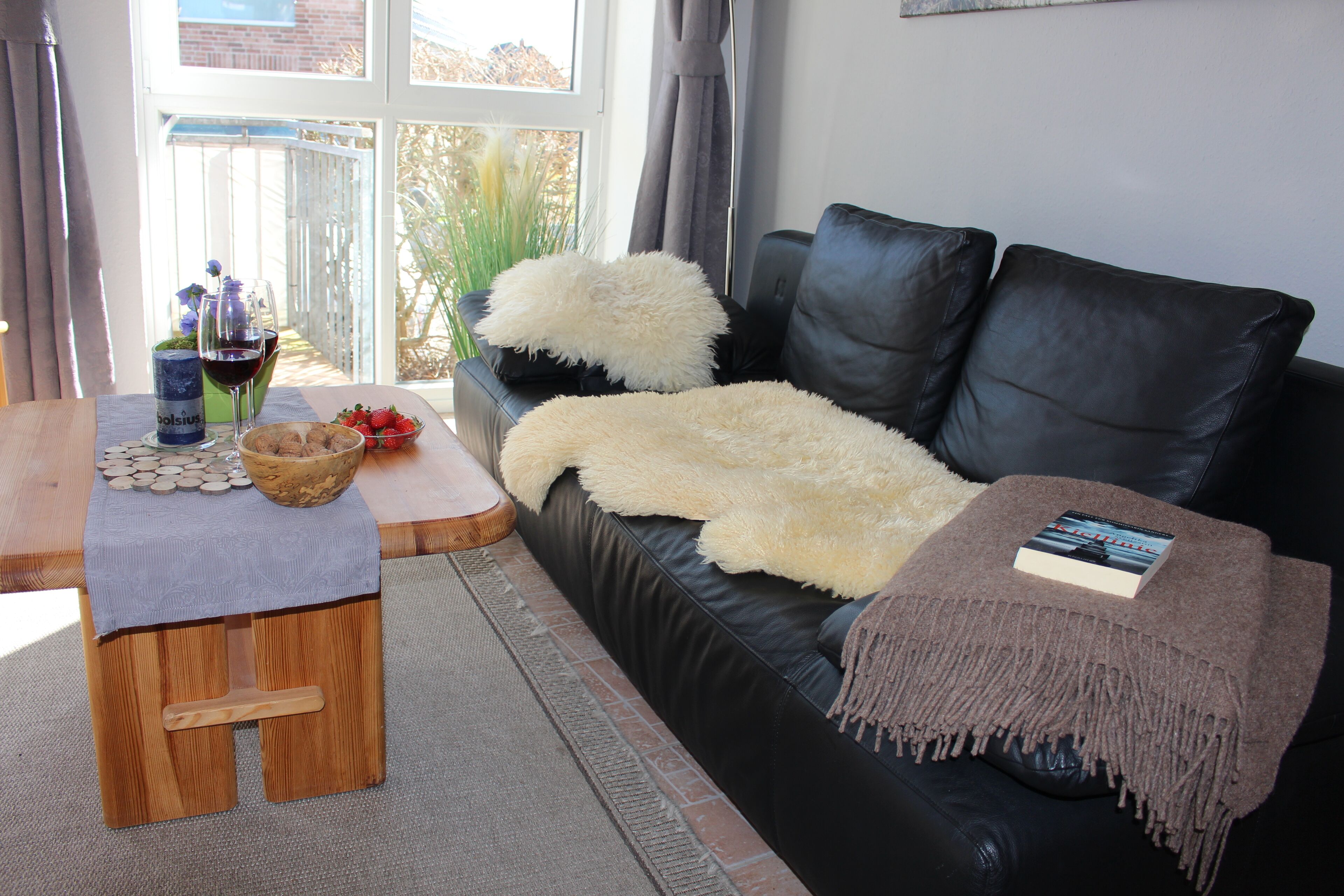 Älytelevisio, DVD-soitin, kirjoja, videokirjasto