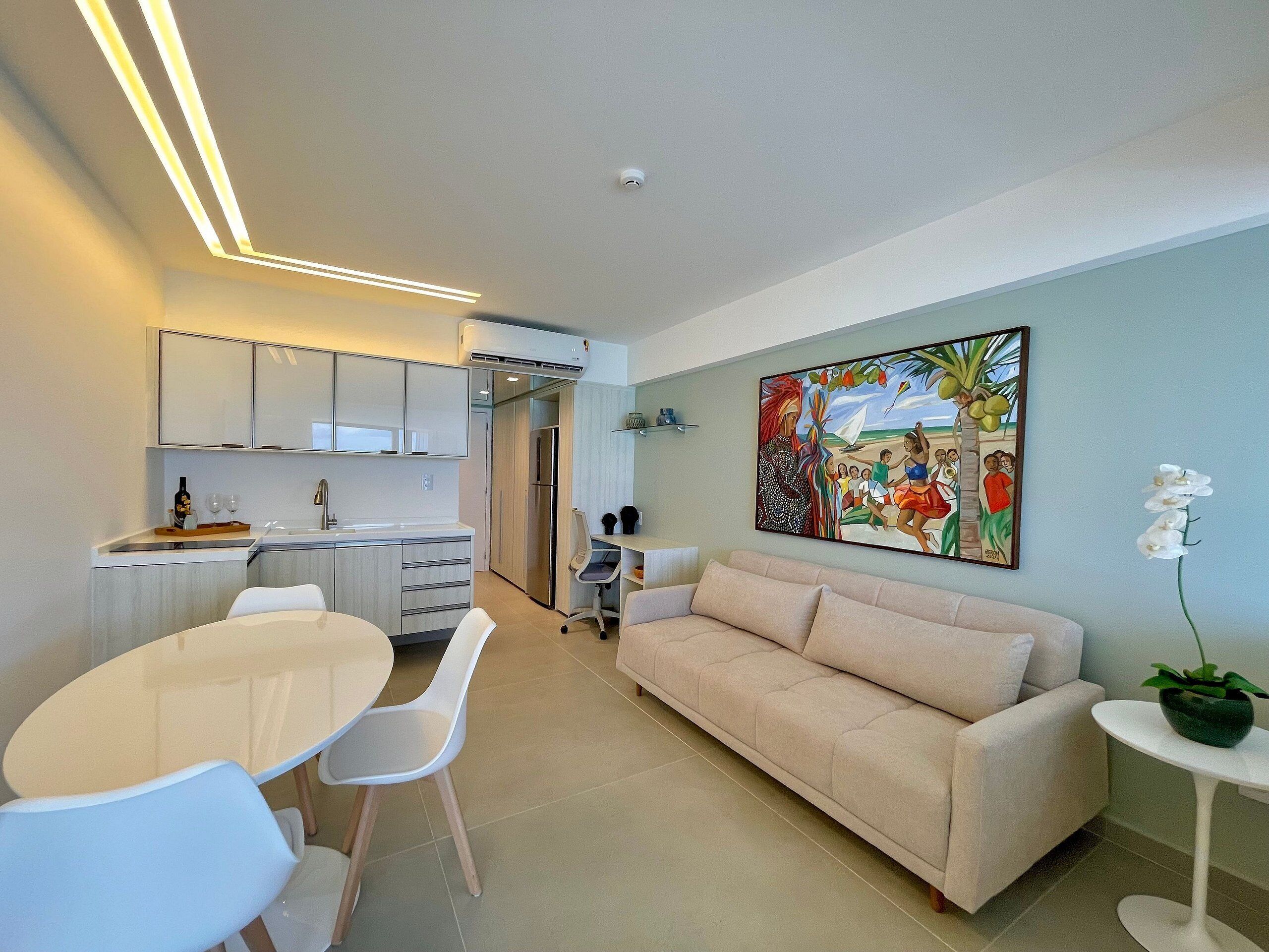 Apartemen Deluks | Area keluarga | Televisi LCD 42-inci dengan saluran TV kabel dan TV