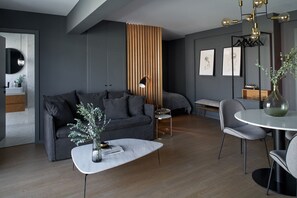 Family Studio, Balcony | Living area - Nôma Living POP Saldanha (Lisbon)