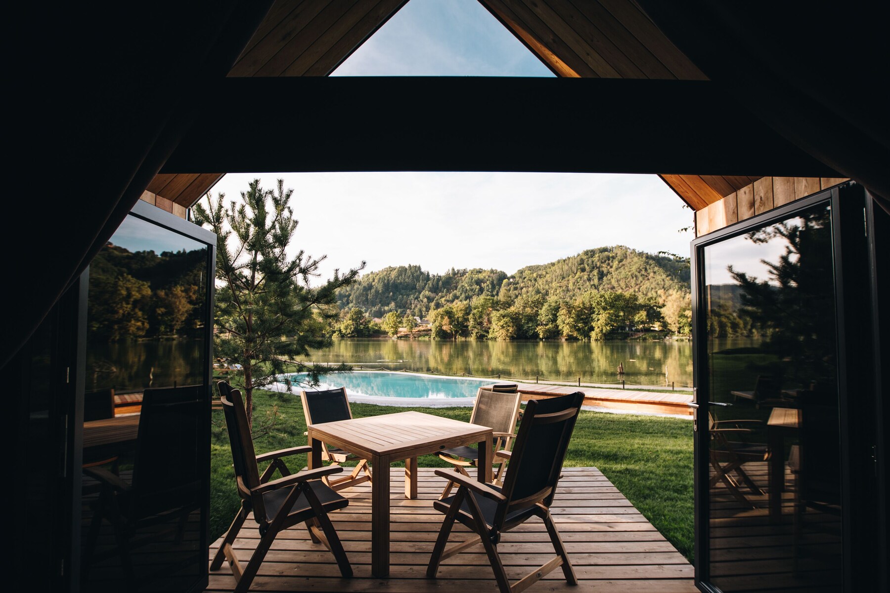 Exclusive Chalet, River View | View from room