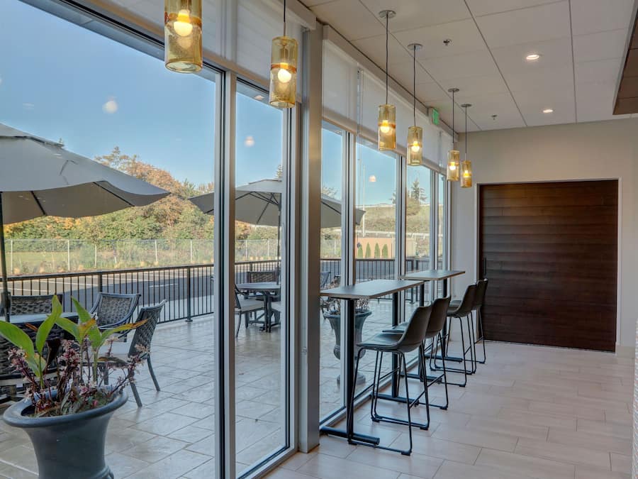 Sala de estar en el lobby