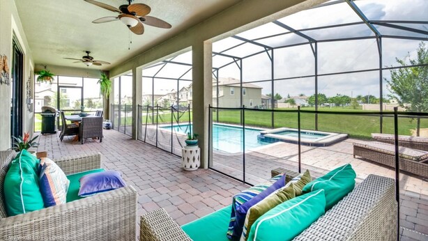 Villa, Multiple Beds | Terrace/patio - Champions Gate 1314bw (Davenport)