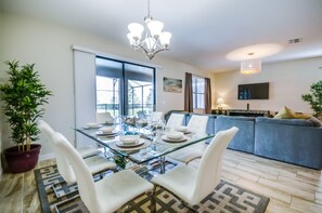 Villa, Multiple Beds | Dining