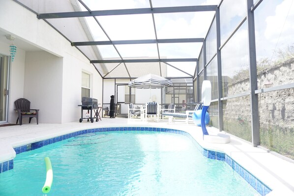 Indoor pool, outdoor pool