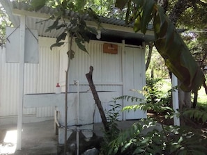 Dusche, Seife, Shampoo, Toilettenpapier
