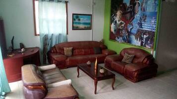 Área de estar no saguão