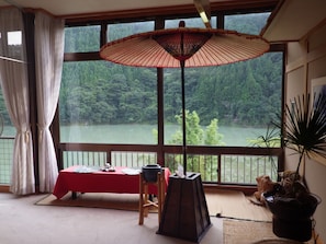 Lobby sitting area