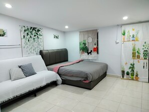 Kamar Double Comfort, 1 Tempat Tidur Queen dengan tempat tidur Sofa, Boleh Merokok (1)