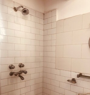 Basic Double or Twin Room, 2 Bedrooms | Bathroom | Shower, hydromassage showerhead, slippers, towels - Himal Inn (Lalitpur)