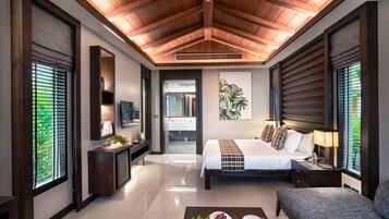 Beach Front Villa | Minibar, coffres-forts dans les chambres, décoration personnalisée