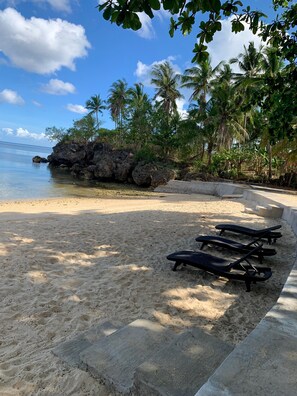 Utsikt mot havet/stranden