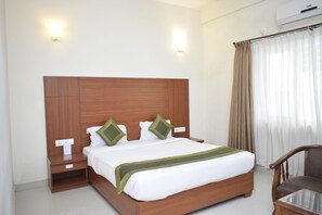 Deluxe Double Room, City View | Premium bedding, down comforters, memory foam beds - Hotel Golden Castle (Mysore)