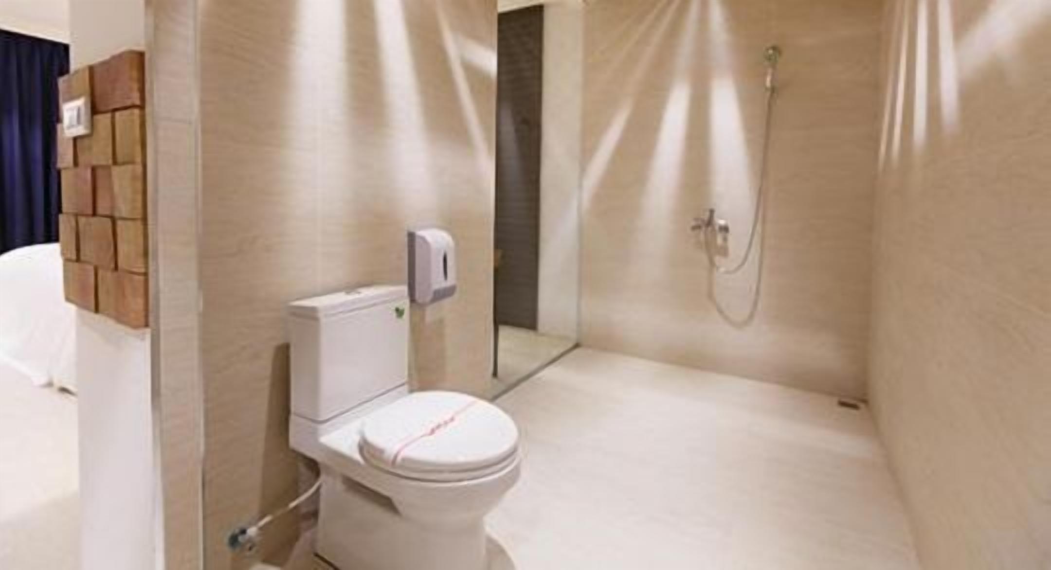 shower, free toiletries, hair dryer, slippers