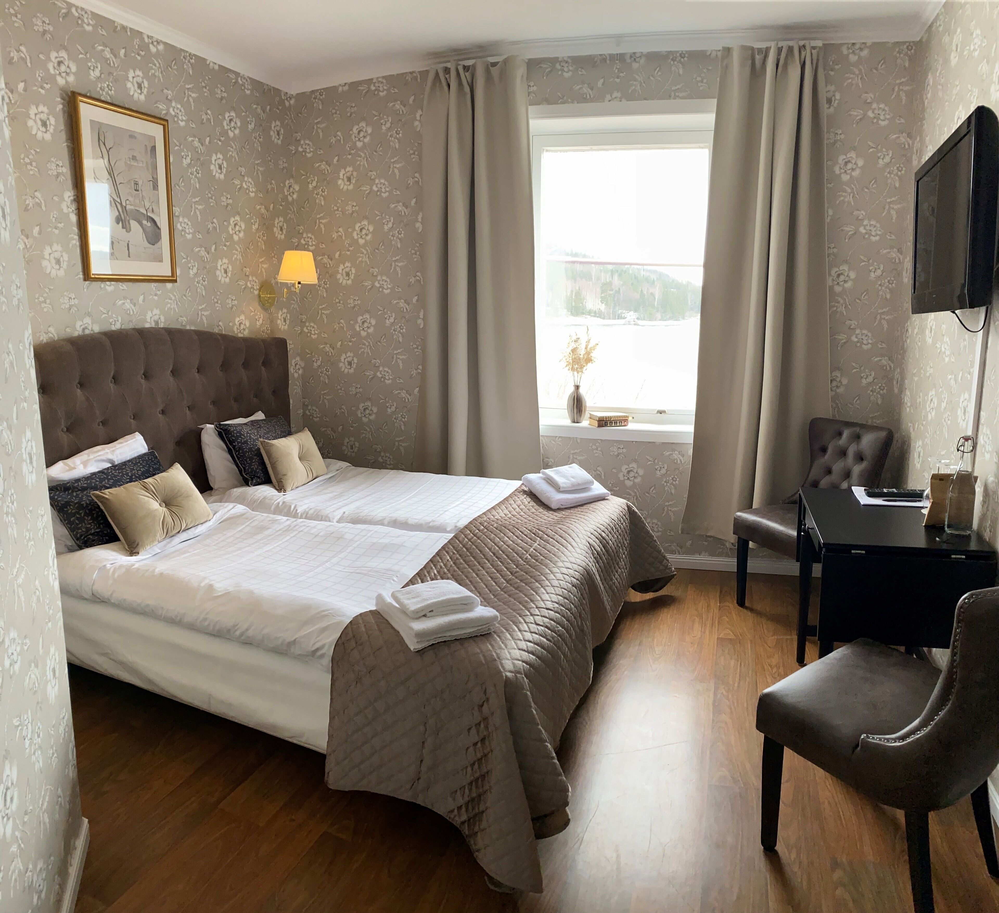 standard twin room | blackout curtains, iron/ironing board, free cots/infant beds