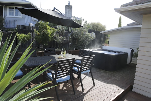 House, 3 Bedrooms | Terrace/patio - Redwoods Retreat (Rotorua)