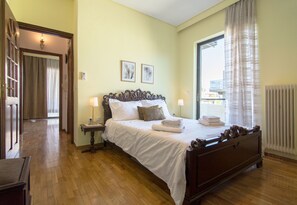 Huoneisto, 2 makuuhuonetta | 2 makuuhuonetta, allergiatestatut vuodevaatteet, työpöytä