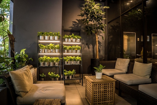Lobby sitting area