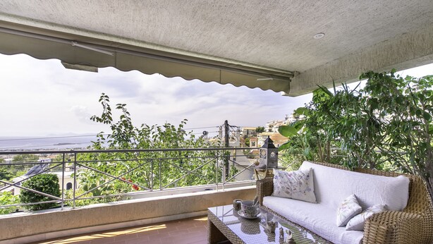 Balcony - Panoramic seaview maisonette in Voula (Vari-Voula-Vouliagmeni)