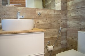 Apartment | Bathroom sink - Maisonette penthouse next to metro st. (Athens)