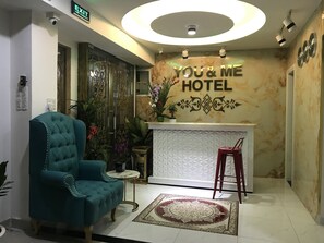 Sitteområde i lobbyen