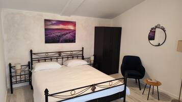 Desk, blackout curtains, free WiFi, bed sheets