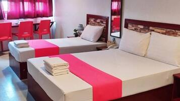 Free WiFi, bed sheets
