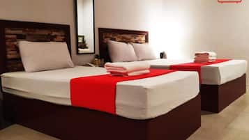 Free WiFi, bed sheets