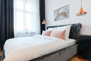 1 bedroom, premium bedding, down duvets, individually decorated -  Apartament Nowe Miasto - Skwer Malarzy (Gorzow Wielkopolski)