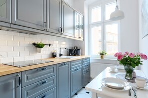 Private kitchen -  Apartament Nowe Miasto - Skwer Malarzy (Gorzow Wielkopolski)