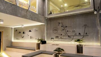 Sala de estar en el lobby