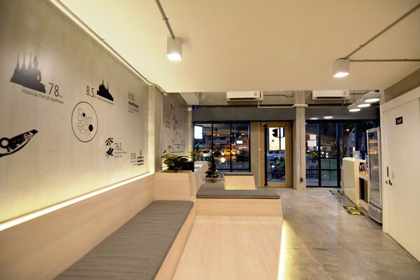 Sala de estar en el lobby