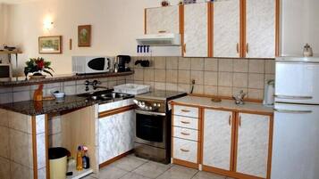 House | Private kitchen | Full-sized fridge, microwave, oven, stovetop