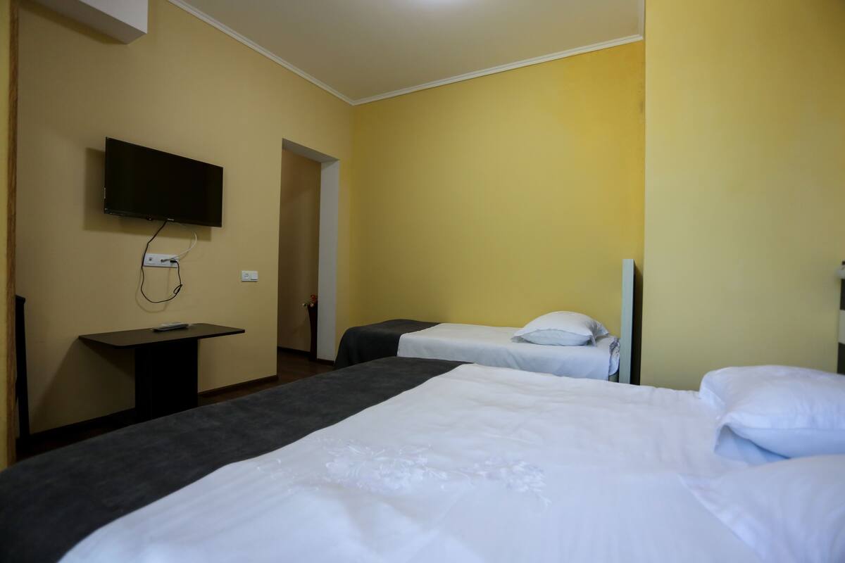 Economy Triple Room | Soundproofing, WiFi (free)
