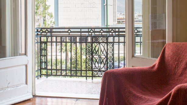 Apartment, 3 Bedrooms | Balcony view - 1930 neoclassical apt - heart of Athens (Athens)
