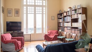 Apartment, 3 Bedrooms | Living area - 1930 neoclassical apt - heart of Athens (Athens)