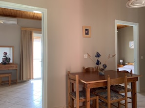 Apartment, 2 Bedrooms, Sea View | Living area | Flat-screen TV