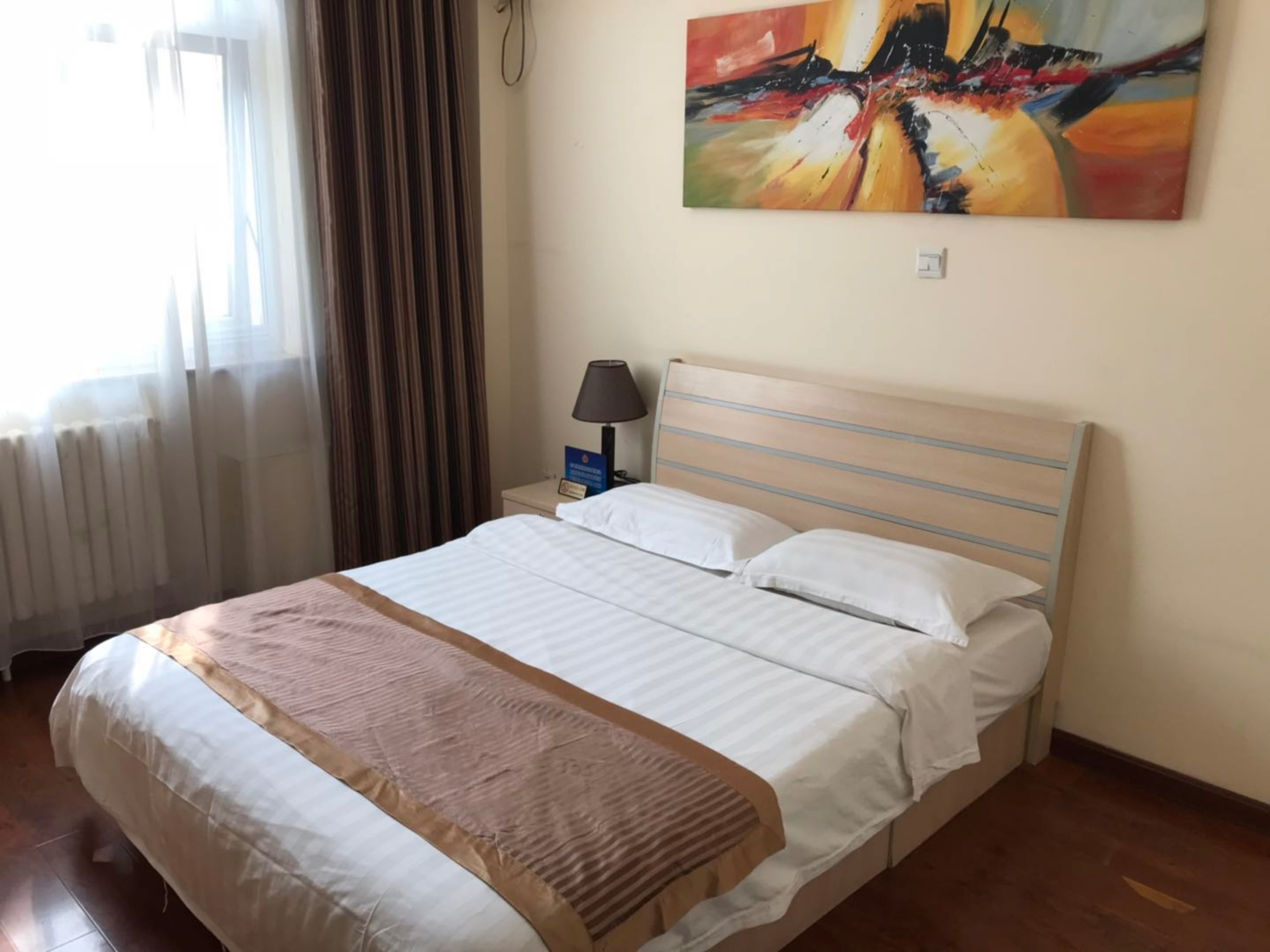 double room | premium bedding, desk, blackout curtains, free wifi