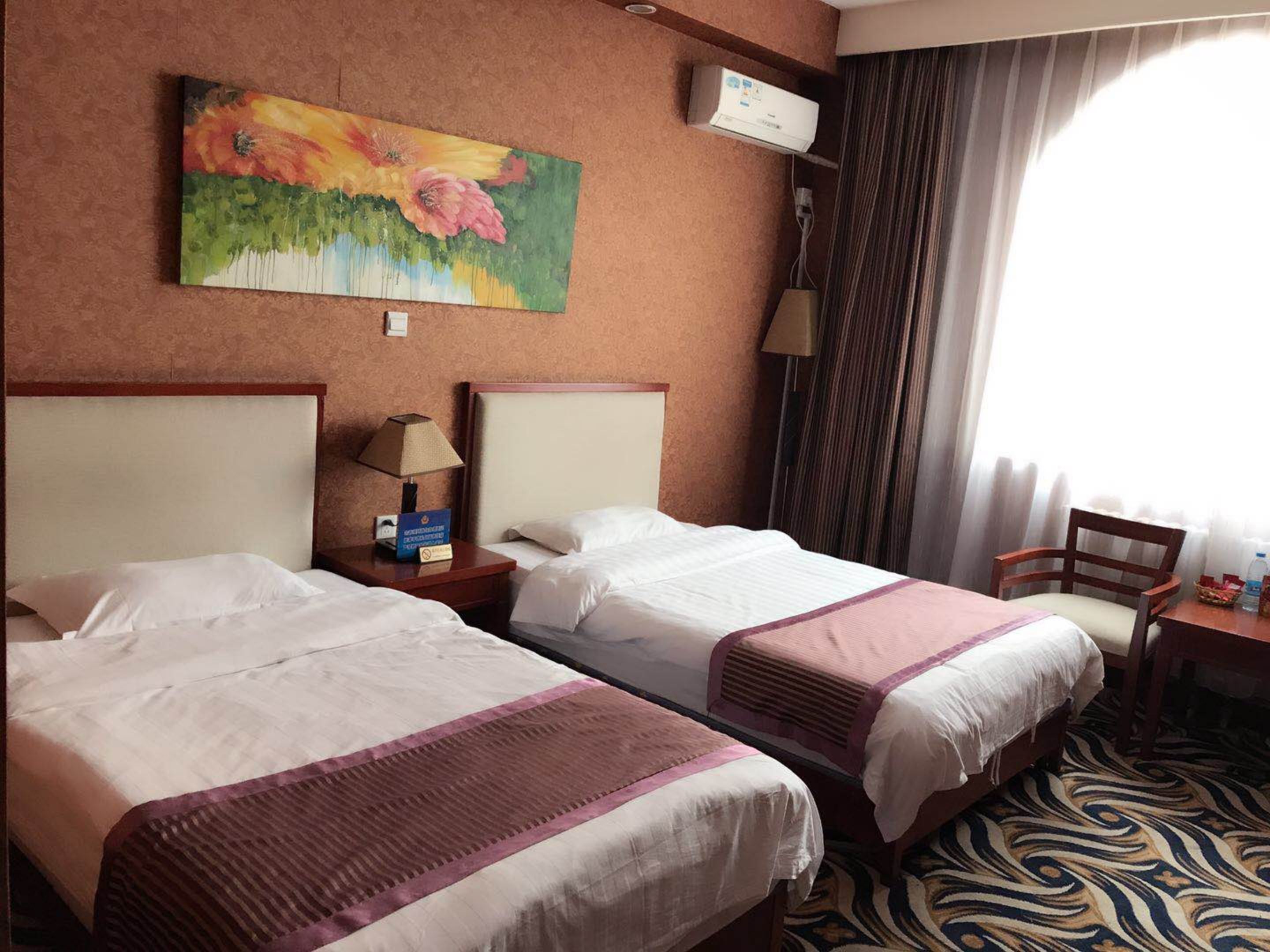 business twin room | premium bedding, desk, blackout curtains, free wifi