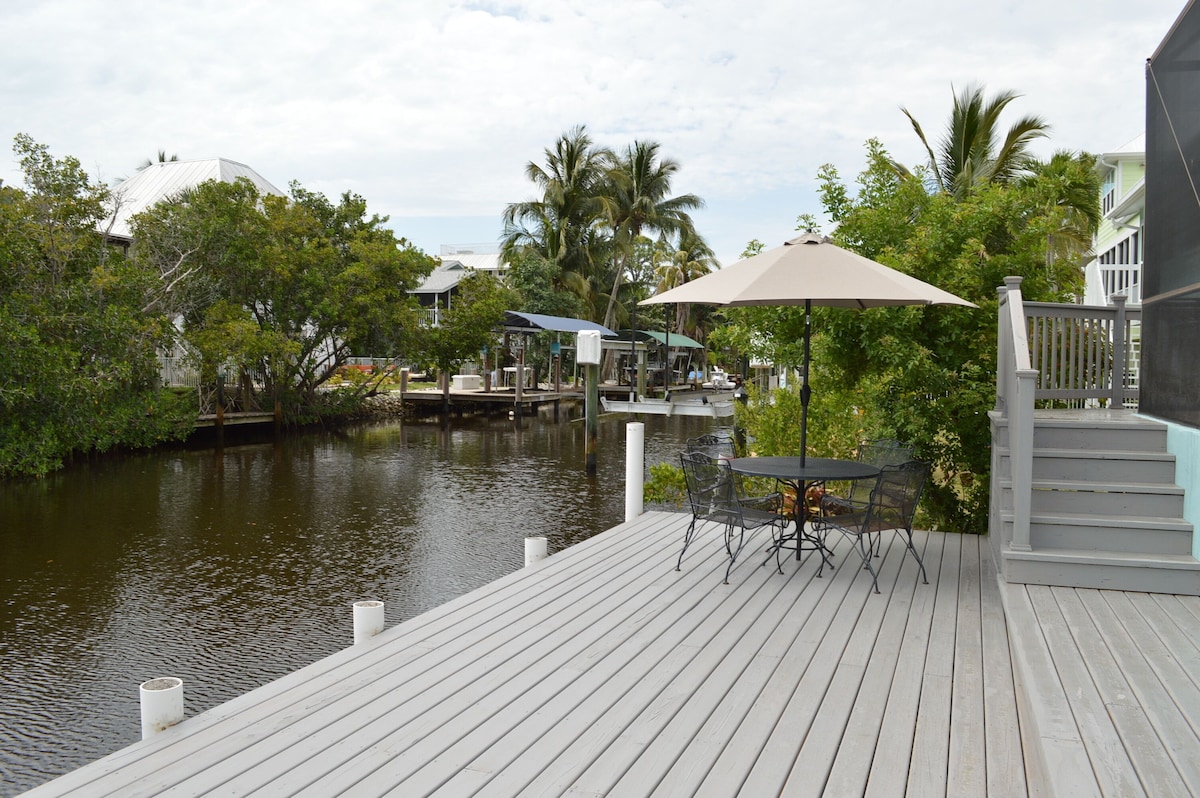 Photo 3 of Adorable canal front cottage close to beach with boat ramp, dock & heated pool.
