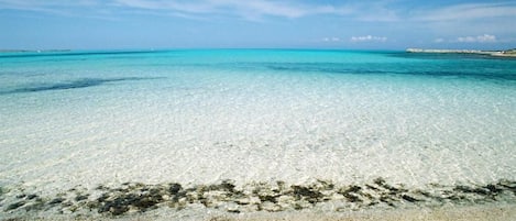 Vlak bij het strand