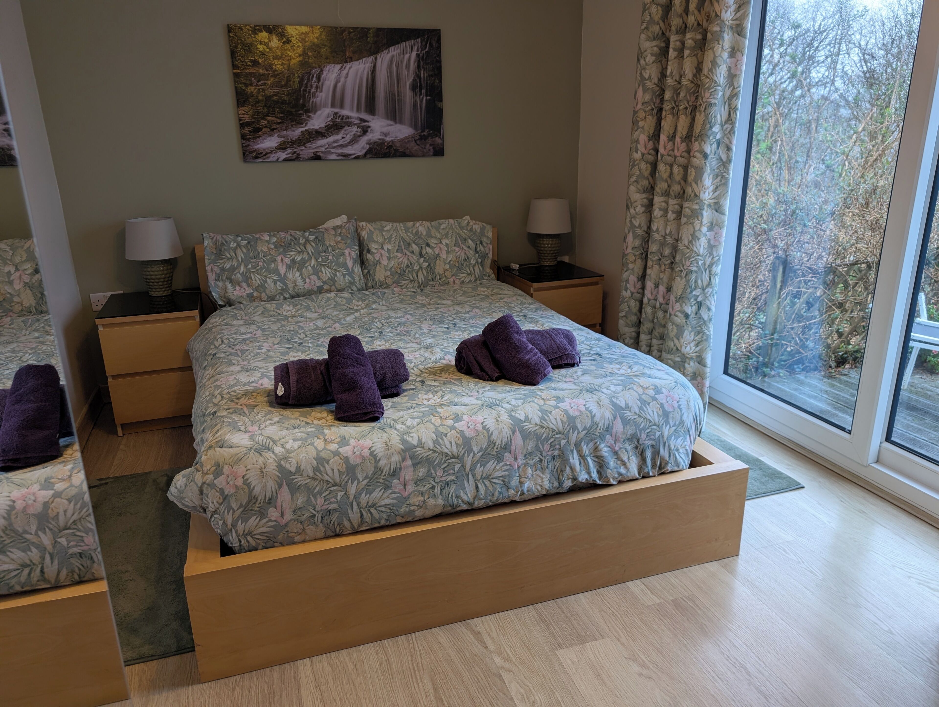 Cabaña, 1 habitación, baño privado (Orchard Lodge) | Insonorización, tabla de planchar con plancha y wifi gratis 