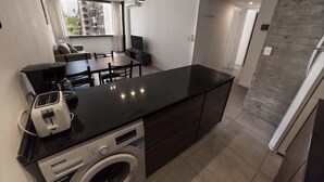Apartment, 2 Bedrooms, Private Bathroom | Shared kitchen | Coffee/tea maker, fridge, microwave, cookware/dishes/utensils - Jorge L. Borges & Charcas II (Buenos Aires)