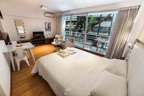 舒适公寓, 城市景观 | 熨斗/熨衣板、免费 WiFi、床单