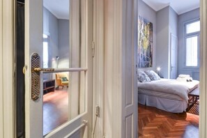 Desk, iron/ironing board, free WiFi, bed sheets